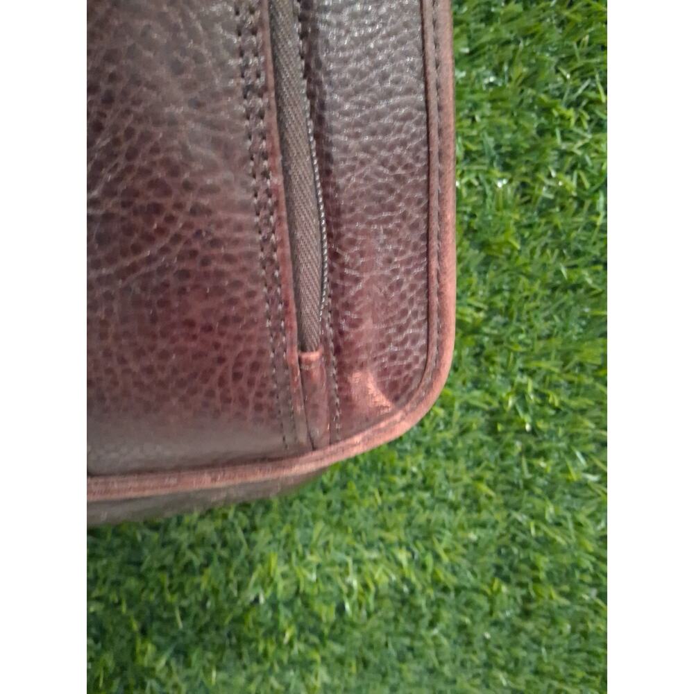 RARE VTG Wilsons Leather Pelle Studio Briefcase Messenger Bag 90s Dark Academia - Picture 3 of 15